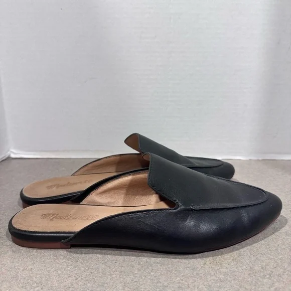 Madewell Women’s Black The Francis Skimmer Mules Flats Size 7.5 - Picture 1 of 10